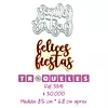 3341 Troquel Felices Fiestas