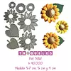 3861 Troquel Girasoles * 3 Pz