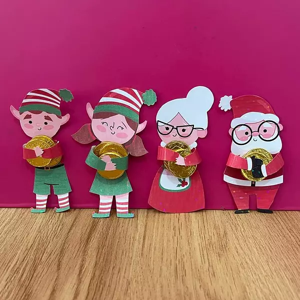 Diseño 4 Figuritas Navideñas