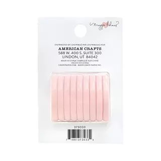 Discos Rosados 3.5 Cm * 9 Pz