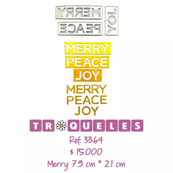 3364 Troque Peace, Merry Y Joy