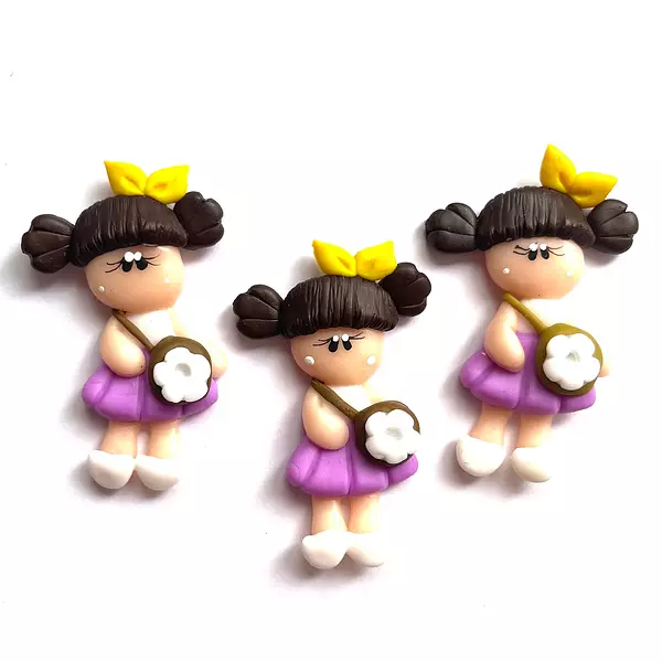 3 Muñequitas de Porcelanicron