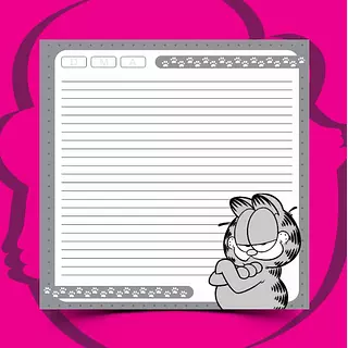 100 Hojas para Agendas Garfield