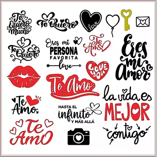 Archivo Stickers Te Amo Y Te Quiero