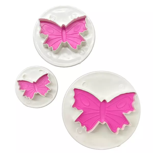 Molde Plastico Expulsor De Mariposas *3 Pz